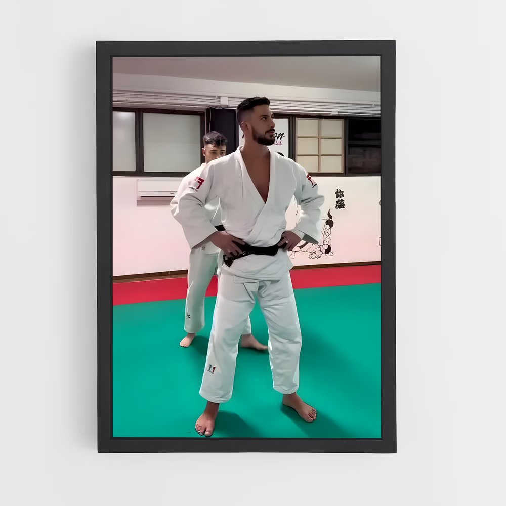 Poster Maître de Karaté – affiche Kick-boxing (vue 2)